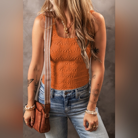 Square Neck Wide Strap Tank Top. Hit The Like ♡ Button For SALE Price - Picture 2 of 5